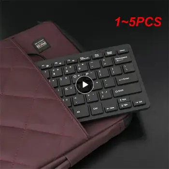 1 ~ 5 шт. Универсальная мини-компактная гладкая клавиатура Удобная популярная портативная мини-клавиатура с компактным дизайном Инновационный стильный ноутбук