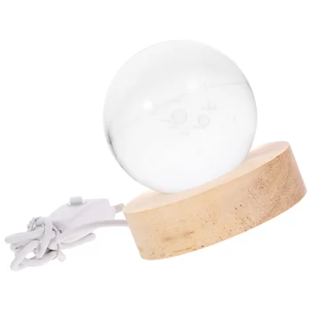 1 комплект декоративный хрустальный шар сфера орнамент со светодиодным дисплеем