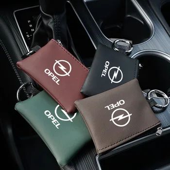 1 шт. Сумка для ключей от автомобиля, кожаные монеты, кошелек, мини-чехол для карт для Opel Corsa Astra Insignia Vectra Zafira Meriva Mokka Grandland Vivaro