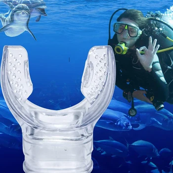 1 шт. Трубка для дайвинга Трубка Силикон Прозрачная подводная трубка Аксессуары для плавания