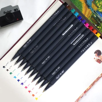 10 цветов ручка для рисования тонких линий для манги мультфильм рекламный дизайн акварельные ручки канцелярские принадлежности для школьных художественных принадлежностей