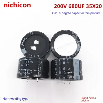 (1PCS)200V680UF 35X20 NICHICHICON Nikkeon электролитический конденсатор 680UF 200V 35 * 20 ГДж тонкий продукт