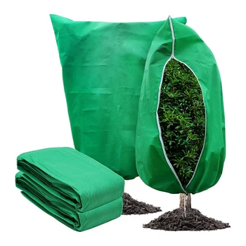 2 упаковки Растительные чехлы Защита от замерзания Морозные одеяла для растений Морозная ткань Заморозка растений