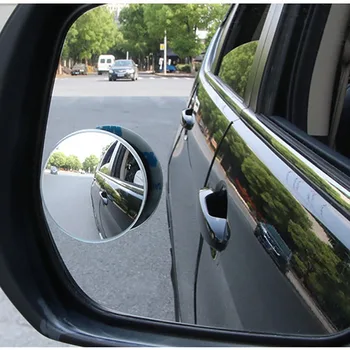 360 градусов широкоугольное HD зеркало слепых зон для автомобиля ультратонкое круглое выпуклое зеркало заднего вида автомобильные аксессуары