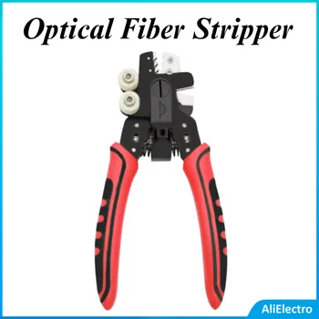 4 в 1 Многофункциональный оптический стриппер OFS-04 Ножницы, 3 плоскогубца Миллера FTTH Leather Wire Stripper поставляется с чистым хлопком