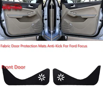 4 шт. Тканевые коврики для защиты дверей Декоративные накладки с защитой от ударов для Ford Focus