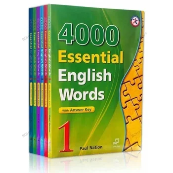 6 книг/набор 4000 основных английских слов Полноцветный Новая версия Учебного пособия по английскому языку Книга по английскому языку Libros Livros