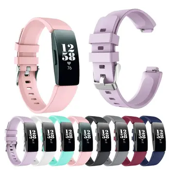 8 цветов Часы WristBand Силиконовый мягкий ремешок для часов Ремешок для часов Замена ремешка для часов r Fitbit Inspire HR / Inspire 2 / Ace 2/3