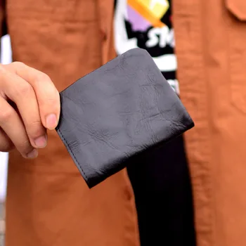 AETOO Wallet Простая мужская сумка для сбора крупного рогатого скота первого слоя Деловой мужской кошелек для черных денег кошелек для монет сумка для сертификатов