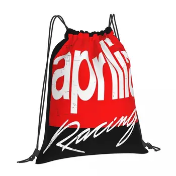 Aprilia Racing Легкие сумки на шнурке с дизайном в стиле рюкзака Индивидуальное мужское школьное использование в кемпинге