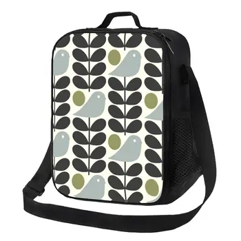  Custom Multi Stem Bird Lunch Bag Женский холодильник Термоизолированный ланч-бокс для детской школы