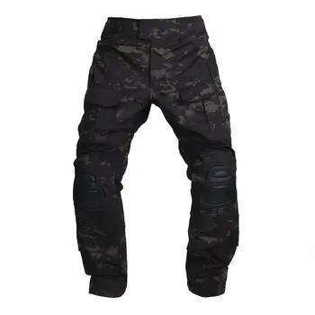EMERSONGEAR Боевые штаны Военные охотничьи тактические штаны с наколенниками Multicam Black Airsoft Тактические пейнтбольные брюки