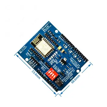 ESP8266 ESP-12 ESP-12E UART Wifi Wireless Shield Плата разработки для модуля Arduino Mega UNO R3 Mega 3,3 В 5 В TTL Интерфейс один