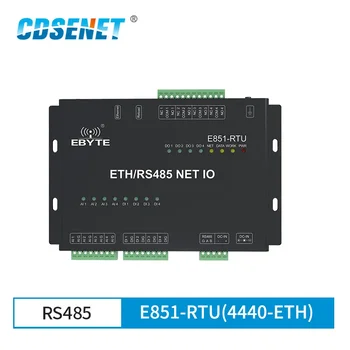 Ethernet RS485 12-сторонний сетевой контроллер ввода-вывода Modbus TCP RTU Аналогово-цифровой вход Реле Выход Мастер Ведомая розетка Подключение