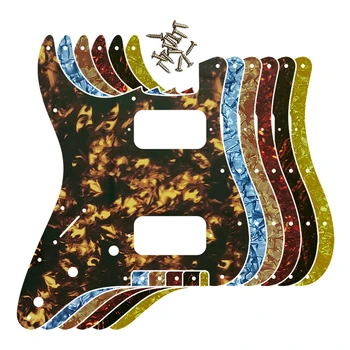 Fei Man Custom Guitar Parts -Для левшей 72' 11 Отверстие для винта Стандарт St HH Хамбакеры Звукосниматели Гитара Pickguard Scratch Plate