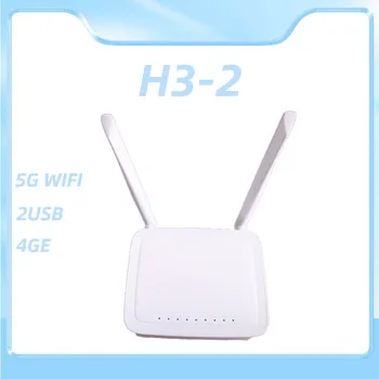 GPON ONU ONT H3-2S 4GE +2USB+2.4G/5G WIFI Roteador FTTH Подержанный