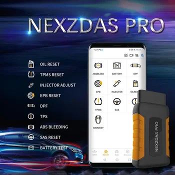 Humzor NexzDAS Pro ND326 Полносистемный инструмент автоматической диагностики Bluetooth OBD2 со специальными функциями A++