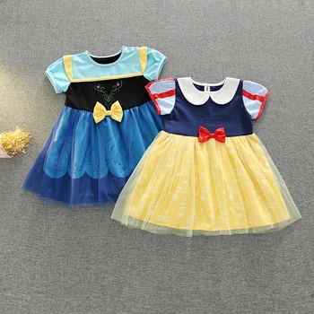 Josaywin Детское платье для девочек Детское платье на день рождения Принцесса Vestidos Повседневная одежда в стиле пэчворк для девочек Платья для выступлений