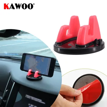 KAWOO 360 градусов Автомобильный держатель для мобильного телефона для Mitsubishi Peugeot Renault Наклейка Подставка Телефон Настольная подставка Опорный кронштейн