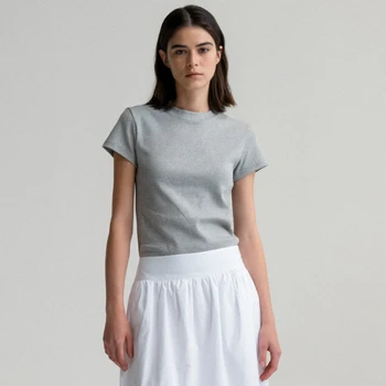 N0th* Написано Женская повседневная футболка с короткими рукавами Женская свободная простая однотонная блузка с круглым вырезом Y2k Топ Рубашки для женщин