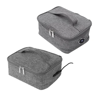 USB Портативный подогреватель пищи Электрические сумки для ланч-боксов Подогрев пищи Bento Thermal Pouch Изолированная сумка для обеда