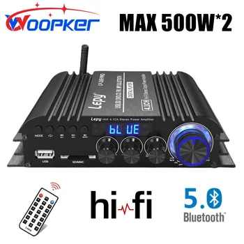 Woopker LP-269PRO 4.1-канальный усилитель Bluetooth 5.0 коаксиальный в USB SD FM Функция сабвуфера Выход Усилитель домашнего кинотеатра