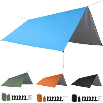 Wraparound Shade Pergola Anti-UV Регулируемая защелка На открытом воздухе Кемпинг Палатка Ткань Перфорированный дизайн Кемпинг Палатка На открытом воздухе