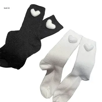 X7YA 1 пара толстых рабочих мягких носков сплошного цвета толстых и теплых шерстяных носков носков для ботинок