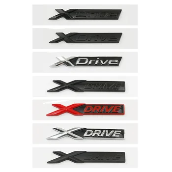 Авто ABS XDrive Багажник Крыло Дверь Логотип Значок Эмблема Наклейки Стайлинг Наклейка Для BMW X1 X3 X4 X5 X6 X7 E84 F48 F25 G01 F15 G05 E71