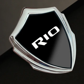 автоаксессуары 3D металлические аксессуары автомобильные наклейки для kia rio 2 3 4 5 auto