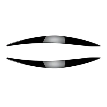  Автомобильная глянцевая черная лампа для бровей для Ford Focus MK4 2019-2021 Автомобильные веки Веки