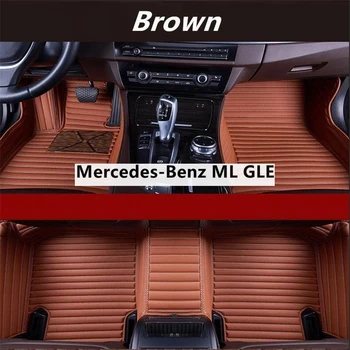 Автомобильные коврики для Mercedes-Benz ML GLE W164 W166 V167 W167 ML250-350-500 GLE350-300 Auto Foot Coche Аксессуары Ковер