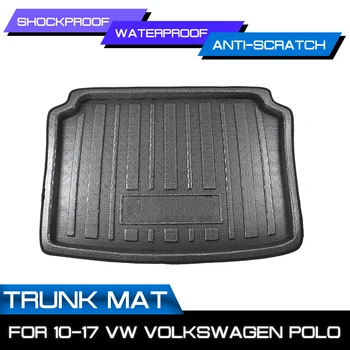 Автомобильный коврик Коврик Задний багажник Антигрязевой чехол для VW Volkswagen Polo 2010-2017