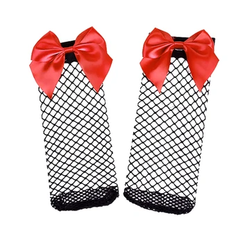 Ажурные носки для женщин Летние тонкие полые сетчатые носки Галстук-бабочка Lolita Girls Kawaii Sock Calcetines de la Mujer