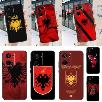 Албания Албанский флаг для Realme 8 9 10 11 Pro Plus GT Neo 5 3 2 T C21Y C31 C21 C11 C30 C35 C55 C33 C25s Чехол