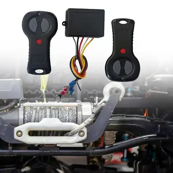 Беспроводной приемник лебедки + 2 шт. Комплект дистанционного управления для автомобильных прицепов квадроциклов