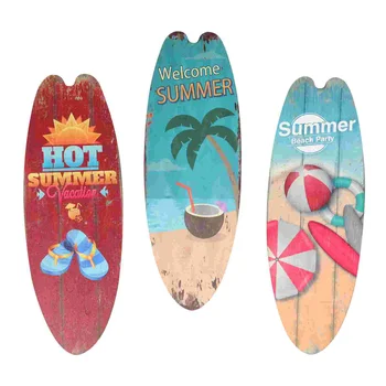 Винтажный домашний декор доска для серфинга деревянный знак орнамент пляжные предметы первой необходимости для отпуска