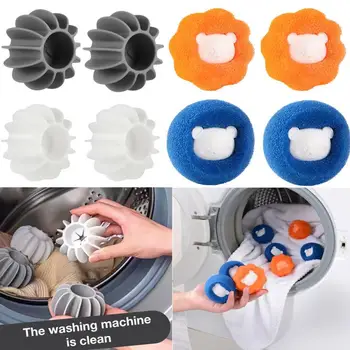 Волшебные шарики для стирки многоразовые силиконовые против спутывания мяч для стирки одежды для удаления волос ловушка инструмент для очистки стиральной машины фильтр