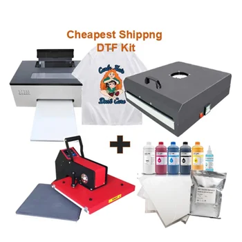 Высококачественный стартовый комплект принтера dtf Термотрансферная машина для печати на футболках Цифровая струйная печать A3 A4 Dtf Принтер L1800 L805