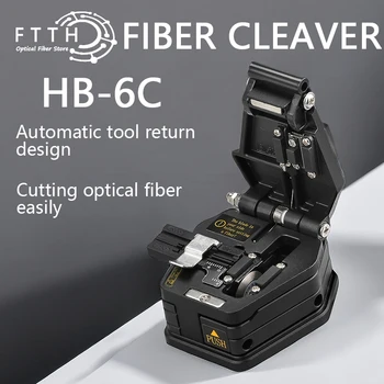 Высокоточный нож для резки кабеля HB-6C Скалыватель FTTH Волоконно-оптический резак 16 Поверхностное лезвие
