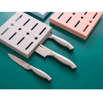 Держатель для ножей Кухонная подставка Настенный держатель для ножей Органайзер Многофункциональный блок для ножей Домашняя кухня Аксессуары для приготовления пищи