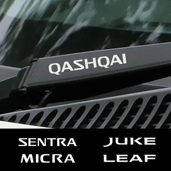 Для Nissan Qashqai Juke Leaf Micra Sentra Patrol Maxima Murano Tiida Pulsar Altima Rogue Sylphy 4PCS Авто Стеклоочиститель Наклейки