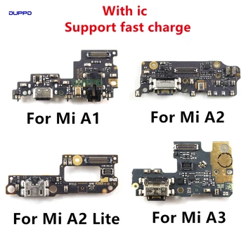Для Xiaomi Mi A1 A2 A3 Lite A3 USB-порт Зарядное устройство Док-станция Разъем Разъем Зарядная плата Гибкая кабельная плата