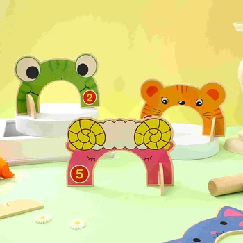 Крокет Животное Игрушка Лужайка Игры Игрушки Интерактивный Мультфильм Гейтбол для Детского Деревянного Игрового Набора