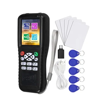 Многочастотный программатор смарт-карт RFID, дубликатор записи считывателя RFID, считыватель NFC, декодер зашифрованных карт