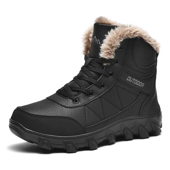 Мужские ботинки Повседневные LuXury Cowboy Chelsea Army Tactical Outdoor Platform Высокая женская обувь Щиколотка Кожаные кроссовки Зима