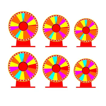 Настольное призовое поворотное колесо для Carnival Fortune Game Gathering