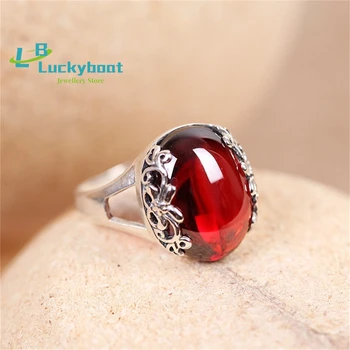 Натуральный нефрит, халцедон, рубиново-красный гранат, кольцо для лица, простое и щедрое, персонализированное, модное, универсальное и изысканное