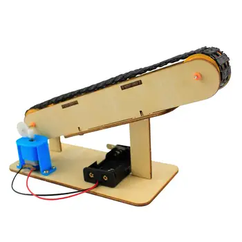 Научный эксперимент Игрушки Конвейерная лента Развивающая игрушка Электрический приводной ремень для дошкольников