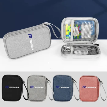 Новая мода автомобильный брелок водительские права телефон сумка для наушников USB-кабель коробка для хранения для volvo S80L XC60 XC90 S40 S60 Rdesign